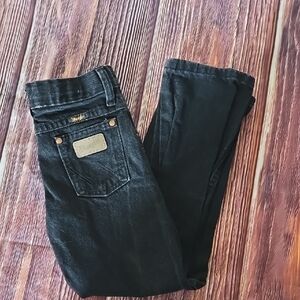 Black Denim Wrangler Jeans Boys